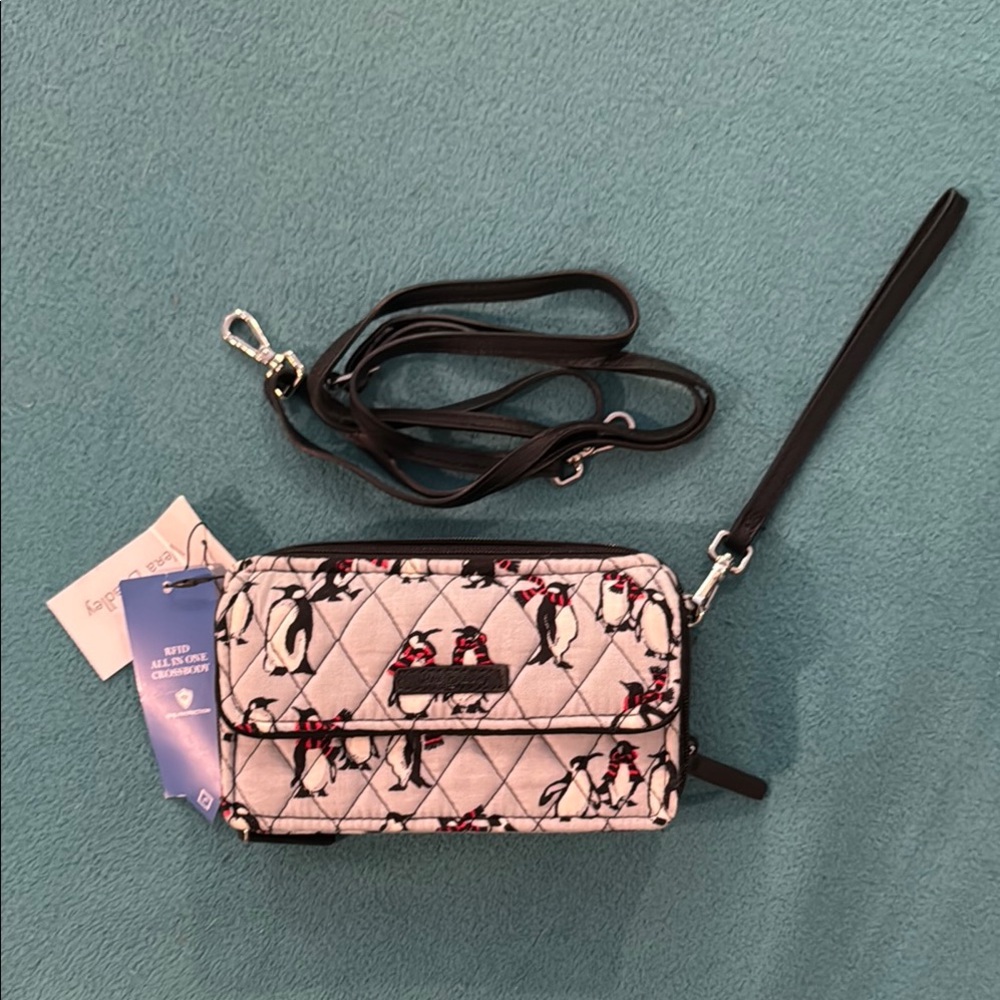 Stylish Black and White Quilted Women's Bag